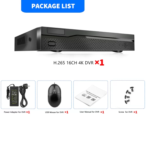 Eyes.sys 16CH 8MP 4K Onvif NVR Compatible Hikvision Dahua Camera - Image 2