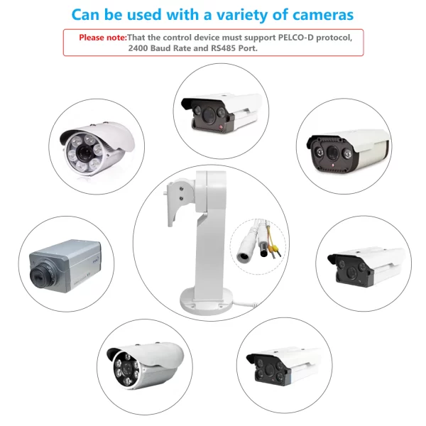 Eyes.sys Security IP Analog Cameras PTZ RS485 Rotating Bracket - Image 5