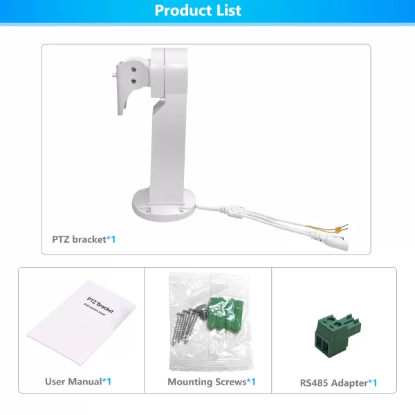 Eyes.sys Security IP Analog Cameras PTZ RS485 Rotating Bracket - Image 2