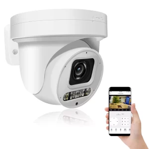 Eyes.sys 8MP 10x Zoom PTZ DOME Two-way Audio Alarm 4K Camera