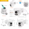 Eyes.sys 8MP 10x Zoom PTZ DOME Two-way Audio Alarm 4K Camera - Image 3