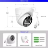 Eyes.sys 8MP POE ColorVu Audio Dome 4K Security Camera - Image 2