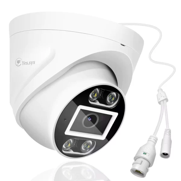 Eyes.sys 8MP POE ColorVu Audio Dome 4K Security Camera
