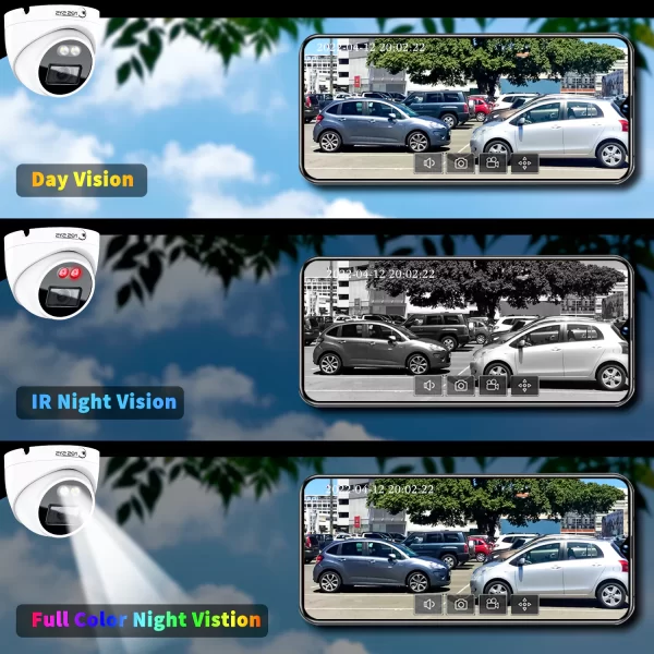 Eyes.sys 8pcs 8MP 4K Audio AI ColorVu Led Security Camera NVR System - Image 5