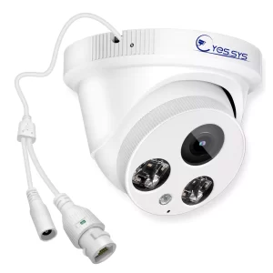 Audio 2.8mm Wide Angle 8MP 4K POE ColorVu Onvif Camera